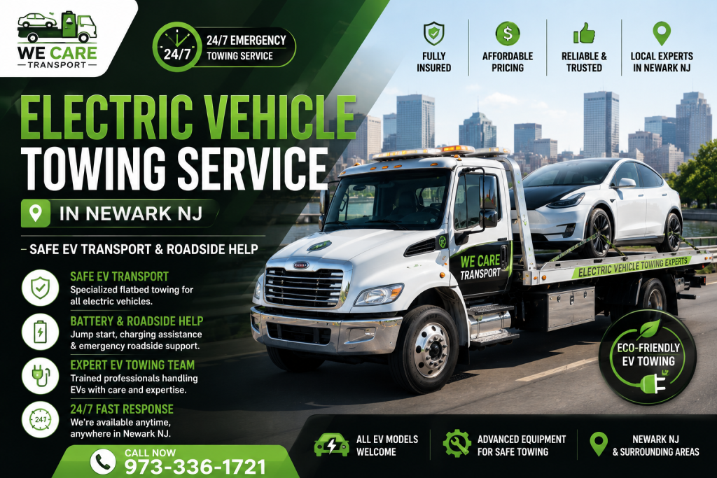electric vehicle towing service in Newark NJ