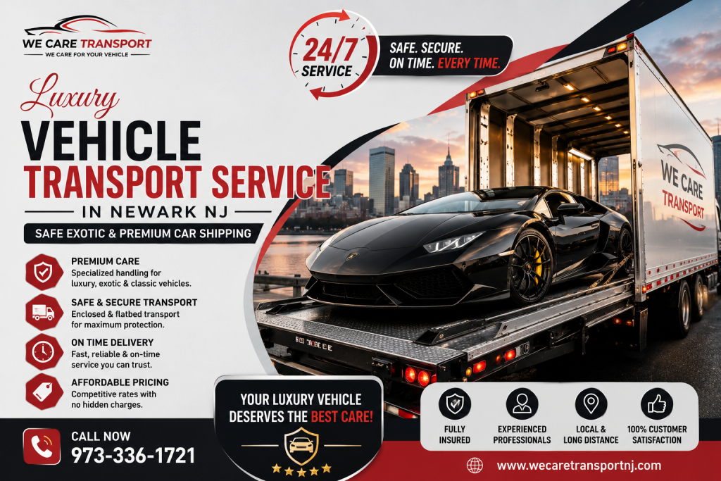 luxury vehicle transport service in Newark NJ