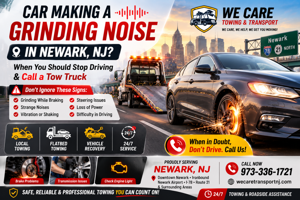 Car Grinding Noise Towing Newark NJ