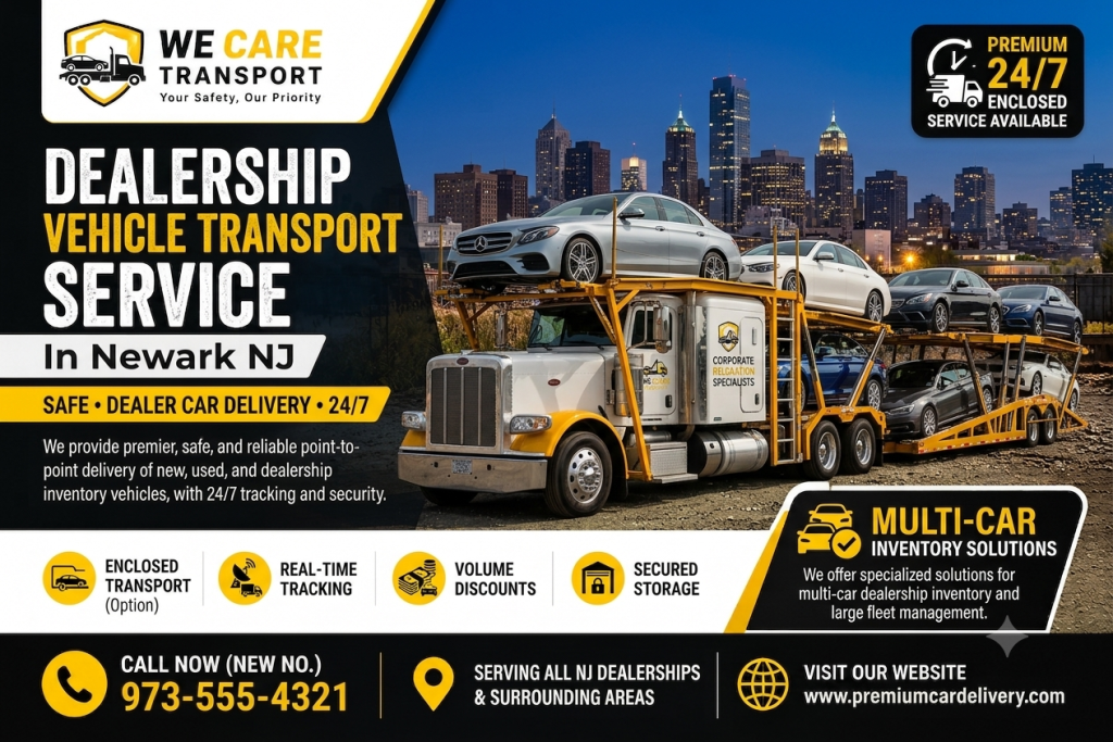 dealership vehicle transport service in Newark NJ