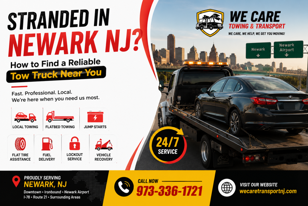 Tow Truck Near Me in Newark NJ
