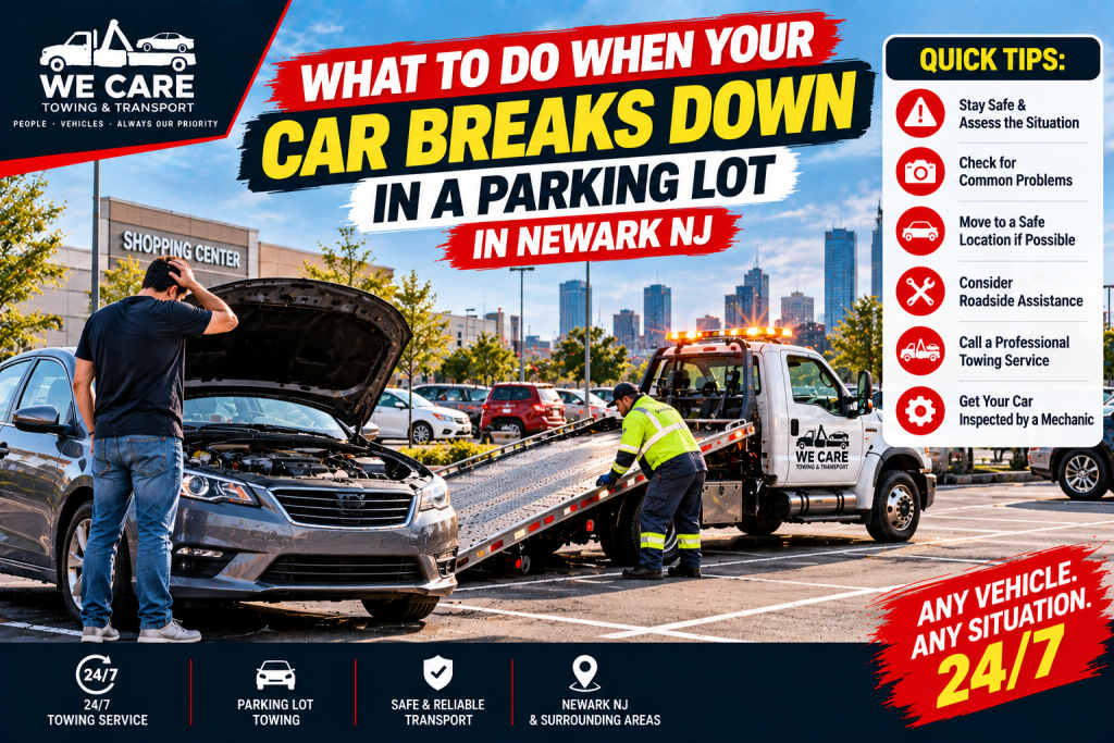 What to Do When Your Car Breaks Down in a Parking Lot in Newark NJ